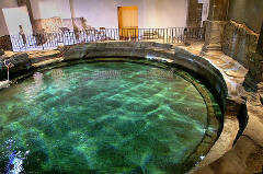 Circular Roman Bath at Roman Baths, Bath